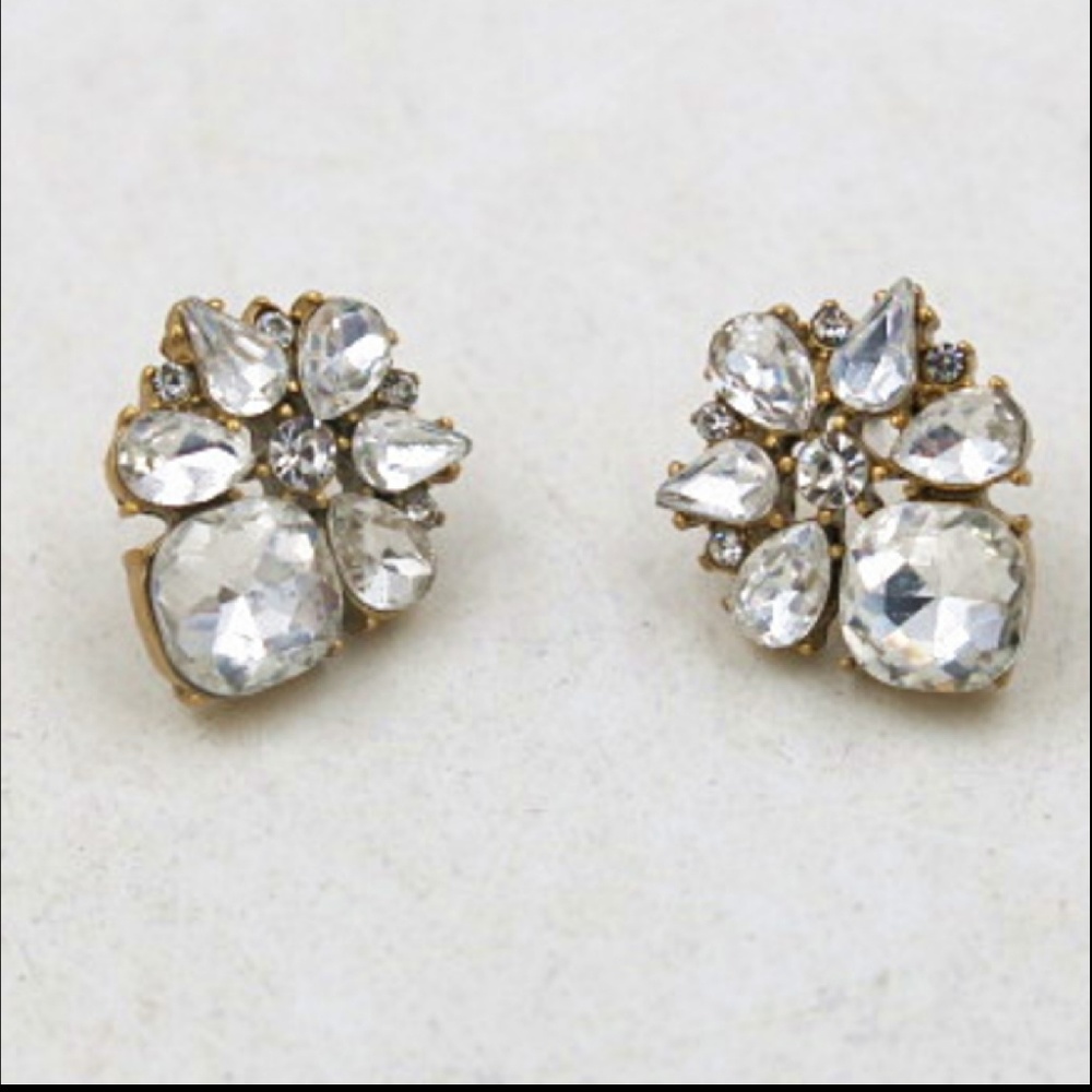 J. CREW CRYSTAL EARRINGS